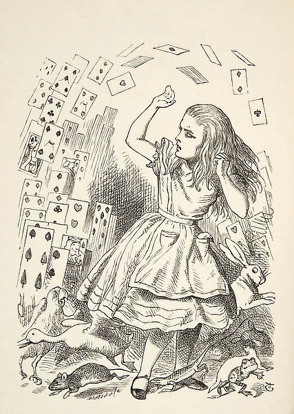 The Shower of Cards, from Alices Adventures in Wonderland