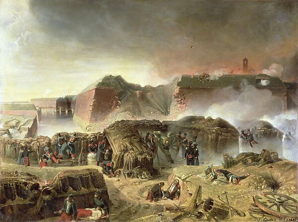 Siege of Antwerp, 23rd December 1832 (oil on canvas)