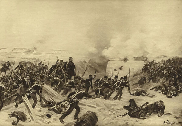 Siege of Sebastopol, 1854-1855 (gravure)