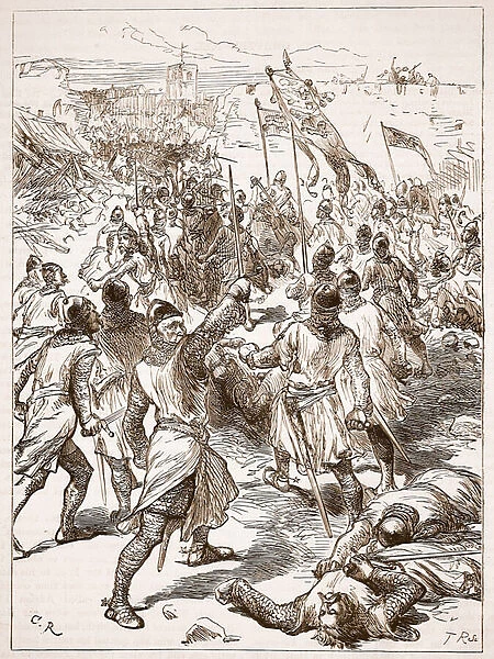 The Siege of Waterford, illustration from Cassell