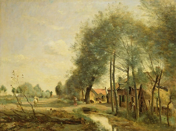 The Sin-le-Noble Road near Douai, 1873 (oil on canvas)