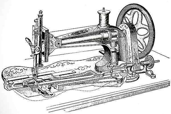 Singer sewing machine, 1880