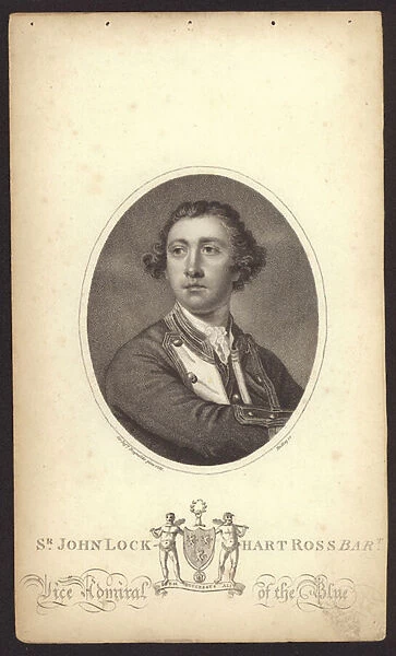Sir John Lockhart-Ross, British admiral (engraving)