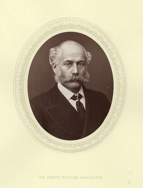 Sir Joseph William Bazalgette (b  /  w photo)