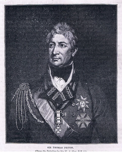 Sir Thomas Picton (litho)