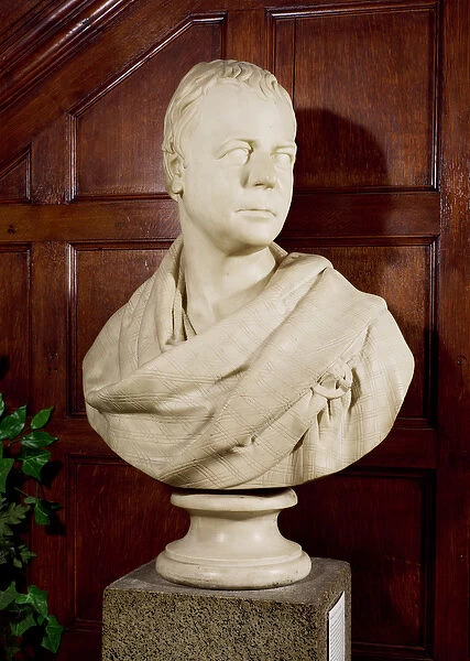 Sir Walter Scott (1771-1832) (marble)