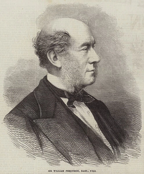 Sir William Fergusson, Baronet, FRS (engraving)