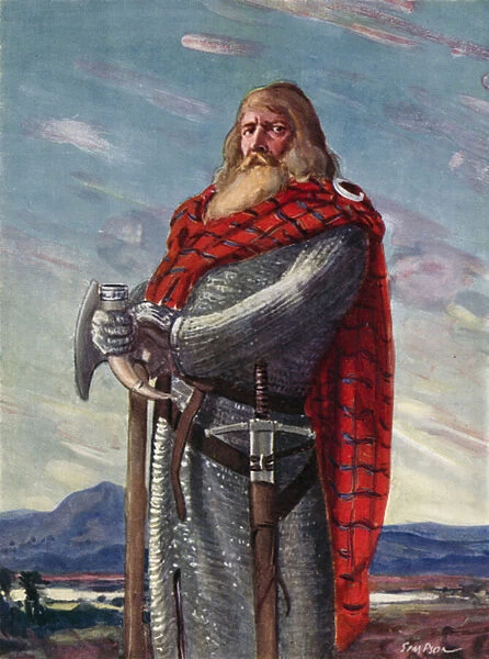 Sir William Wallace, 1270-1305 (colour litho)