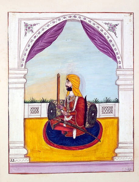 Sirdar Runjodh Singh (Majithia), from The Kingdom of the Punjab