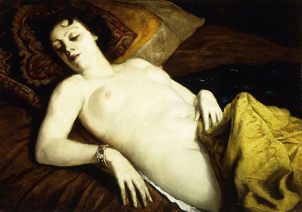 Sleeping Nude with Bracelet; Nu Couche au Bracelet, 1930 (oil on board)