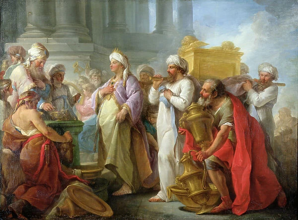 Solomon Before the Ark of the Covenant, 1747 (oil on canvas)