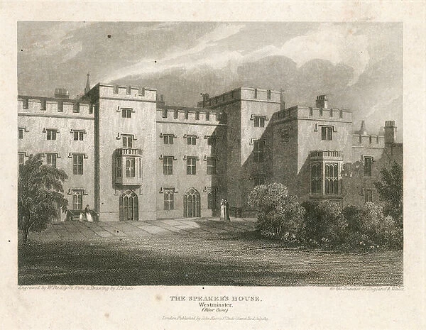 The Speakers House, Westmnster (engraving)