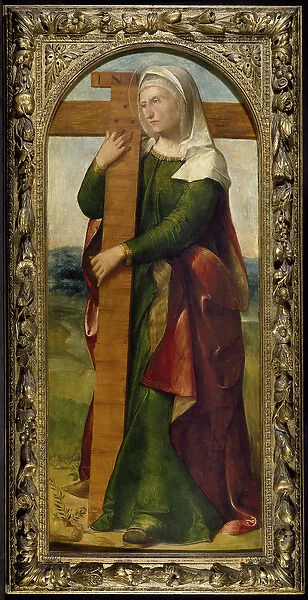 St. Helen, 15th century (oil on panel)