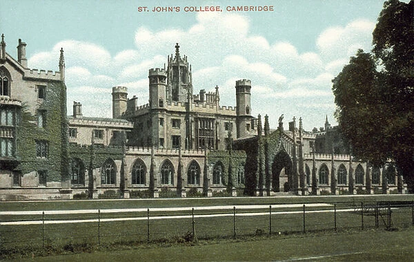 St Johns College, Cambridge (colour photo)