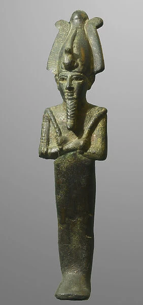 Statue of Osiris the Egyptian god of the afterlife, the underworld, and the dead