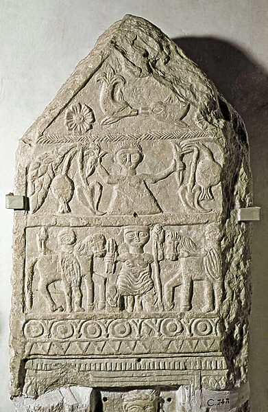 Stele from Ghorfa (El Horfa), 2nd century AD