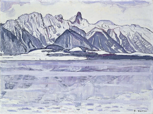 Stockhorn Verschneit, 1913-1914 (oil on canvas)