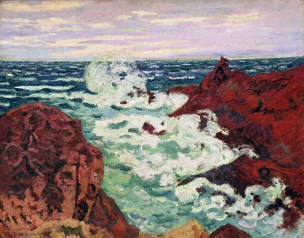 Storm at Agay, 1895 (oil on canvas)