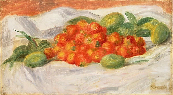 Strawberries and Almonds, c. 1900 (oil on canvas)