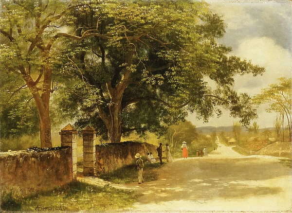 Street in Nassau, c. 1878 (oil on canvas)