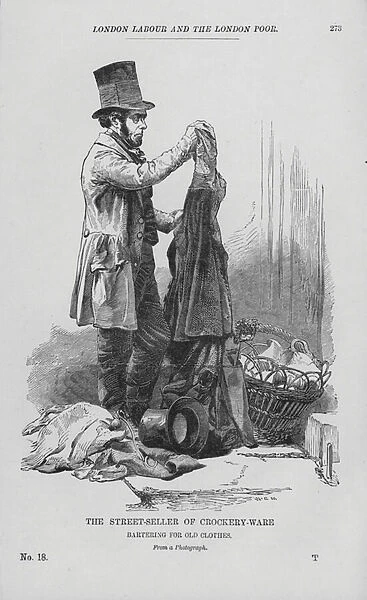 The Street-Seller of Crockery-Ware (engraving)
