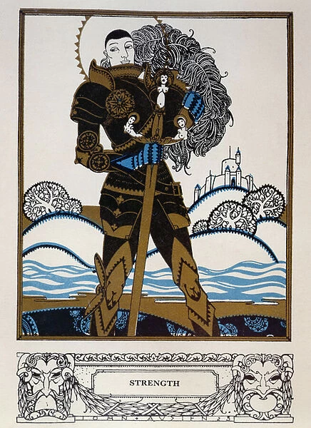 Strength from Everyman, published by Chapman & Hall, 1925 (colour litho)