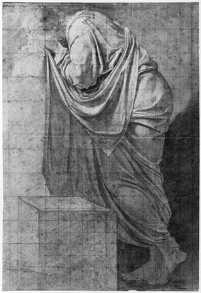 Study for The Death of Socrates, c. 1787 (pencil on paper)