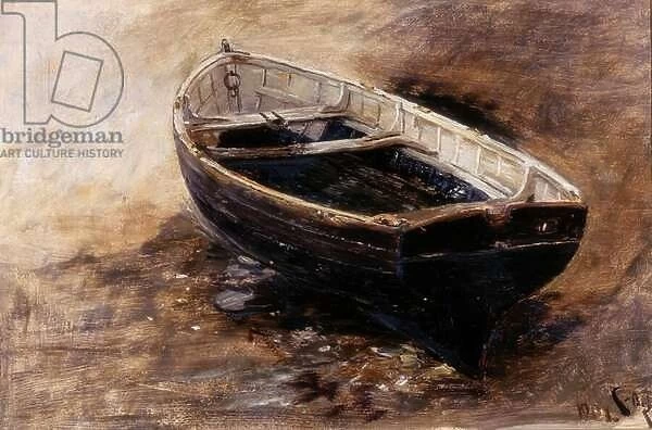 Study of a Dinghy, 1901 (oil on paper)