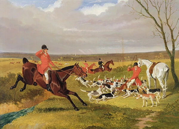 The Suffolk Hunt - The Death (oil on canvas)