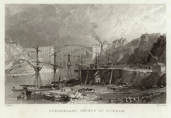 Sunderland, County of Durham (engraving)