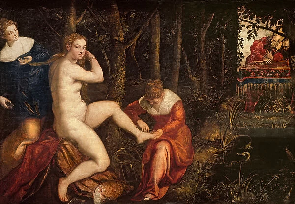 Susanna and the Elders (oil on canvas)