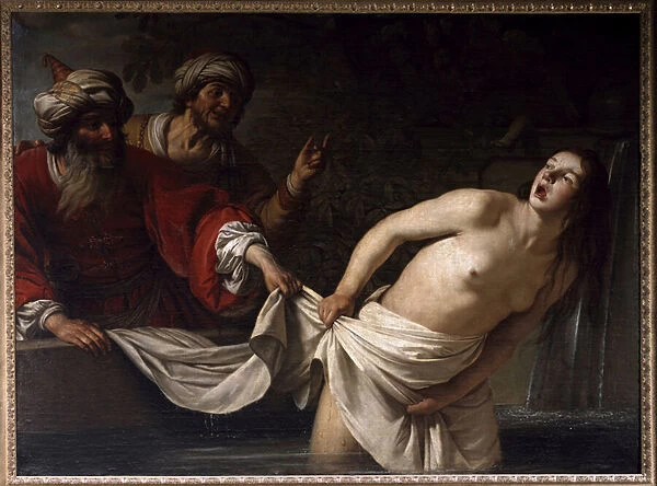 Suzanne in the Bath, 1655 (oil on canvas)