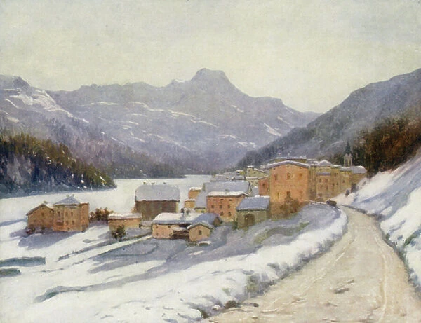 Switzerland, 1900s: Campfer (colour litho)