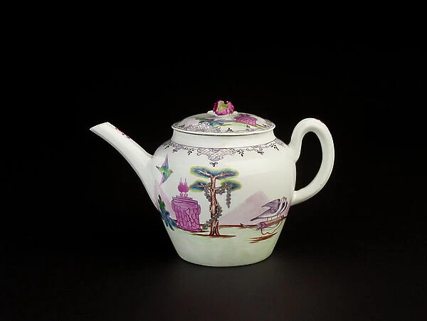 Teapot, c. 1750 (steatitic porcelain)