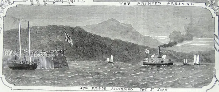 Framed Print : The Prince's Arrival Print, 1860 Framed Print : The Prince's Arrival Print, 1860