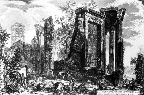The Temple of Sibyl, Tivoli, from the Views of Rome series, c. 1760 (etching)