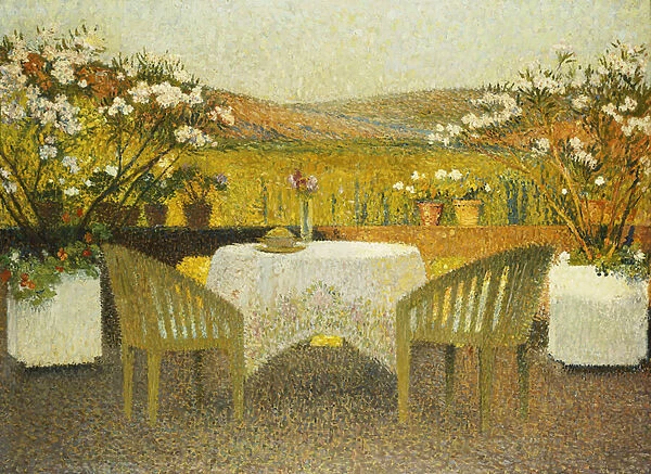 The Terrace at Marquayrol; Le Terrasse de Marquayrol, 1920 (oil on canvas)