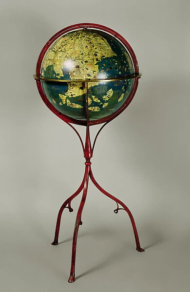 Terrestrial Globe, made in Nuremberg in 1492 (see also 158166 and 158167)