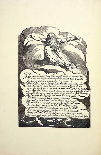 The Terror Answered, mid 1790s (relief-etched engraving, bluish-grey ink)