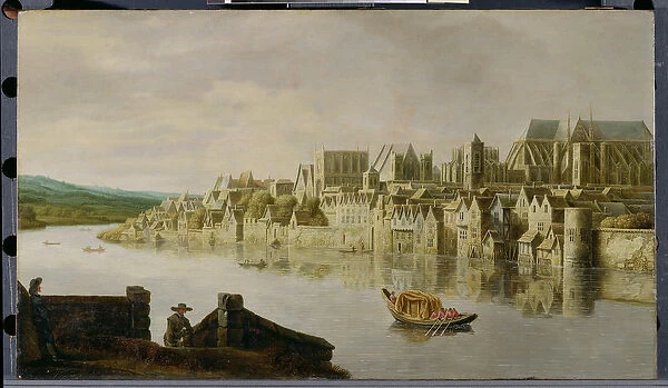 The Thames at Westminster Stairs, c. 1630 (oil on panel)