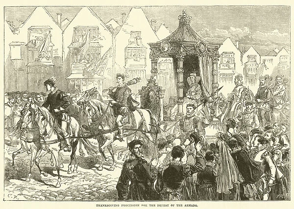 Thanksgiving Procession for the Defeat of the Armada (engraving)