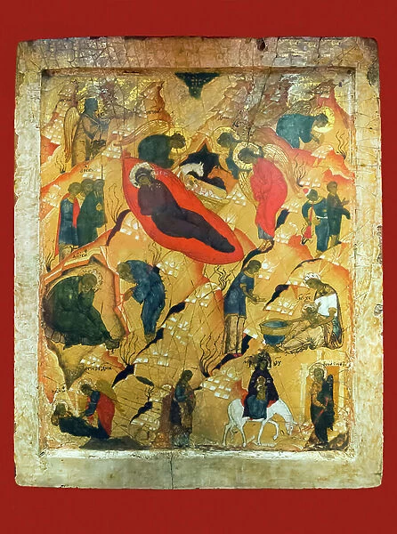 'The Birth of Christ', 16th century (tempera on wood)