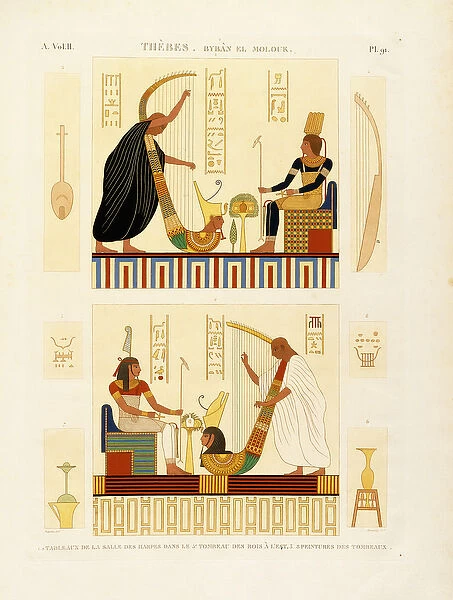 Thebes, Byban el Molouk, c. 1809-1812 (colour engraving)