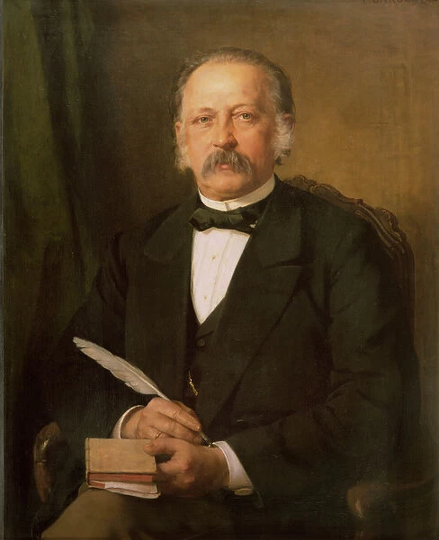Theodor Fontane, 1883 (oil on panel)