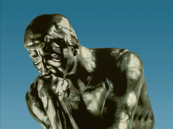 The Thinker, 1881 (bronze) (detail)