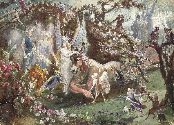 Titania and Bottom from William Shakespeares A Midsummer-Nights Dream