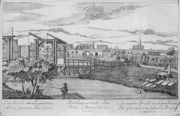Town gate in Gdansk Showing the Long Gardens, from Fifty Views of Gdansk