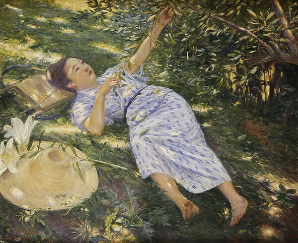 Under the Trees, 1898 (oil on canvas)