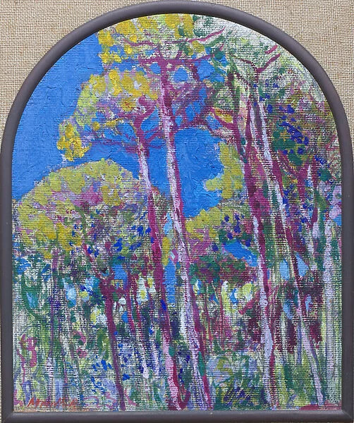 Trees c. 1910-14 (oil on canvas)