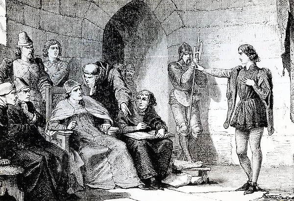 The Trial of Joan of Arc in Rouen (engraving)